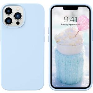 DUEDUE Light Blue iPhone 13 Pro Max Case/ IPhone 12 Pro Max